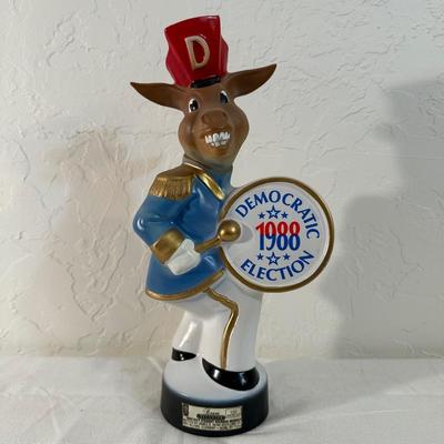 FULL 1988 JIM BEAM DEMOCRATIC ELECTION SEALED DECANTER