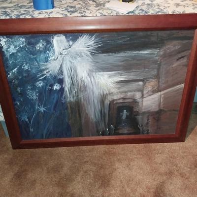 FRAMED OIL PAINTING