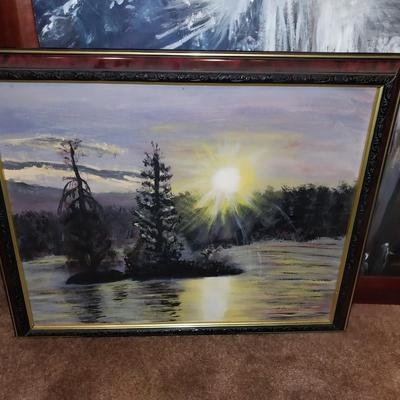 FRAMED OIL PAINTING