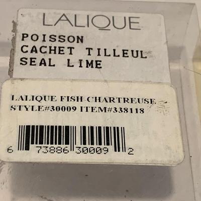 SIX Lalique Fish in Original Boxes
