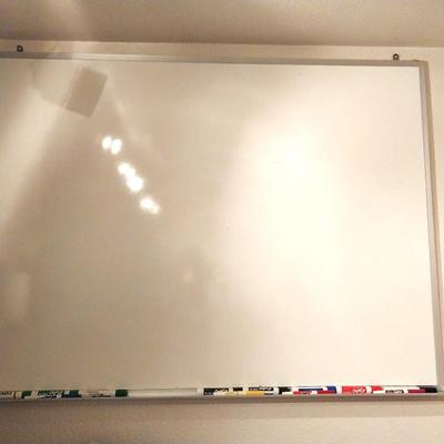 LARGE FRAMED WHITE BOARD