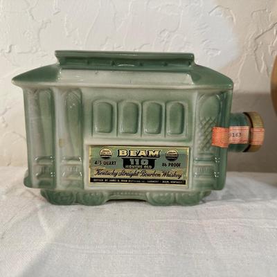 JIM BEAM 1968 TROLLEY CAR & BPOE ORDER OF THE ELKS