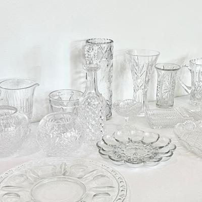 Twenty (20) Assorted Pieces Of Glassware
