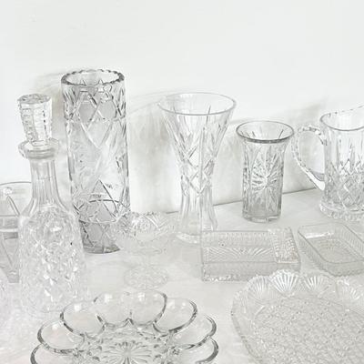Twenty (20) Assorted Pieces Of Glassware
