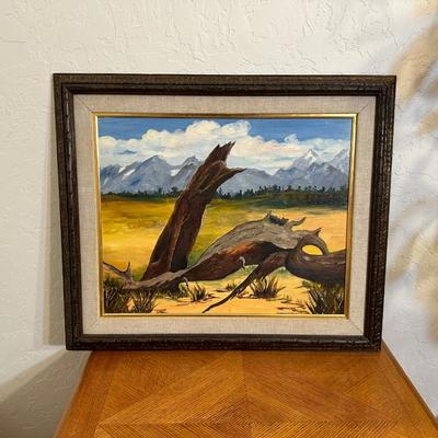 DRIFTWOOD OIL PAINTING