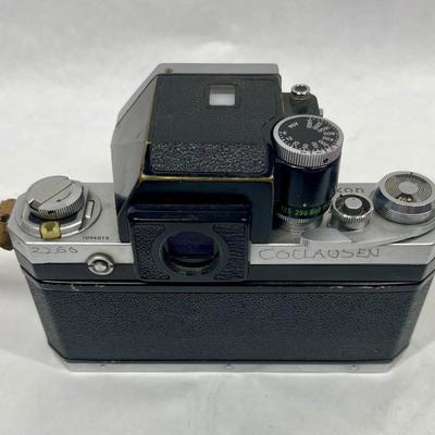 Vintage Nikon F 35mm SLR Film Camera W/ Photomic FTN Finder, Nikkor 50mm f/1.4 Lens, SN 7094019