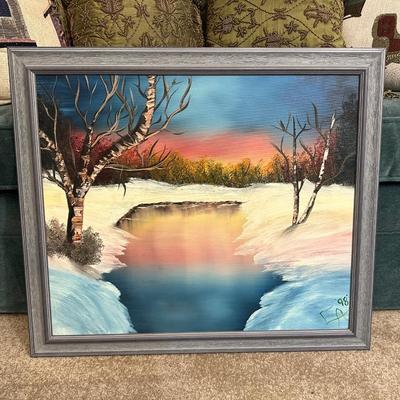 OIL PAINTING SIGNED "EA 95"