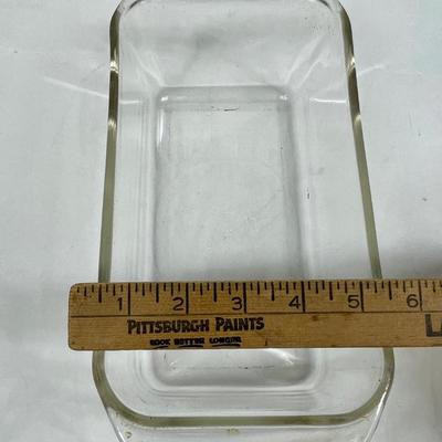 Pyrex clear glass loaf pan