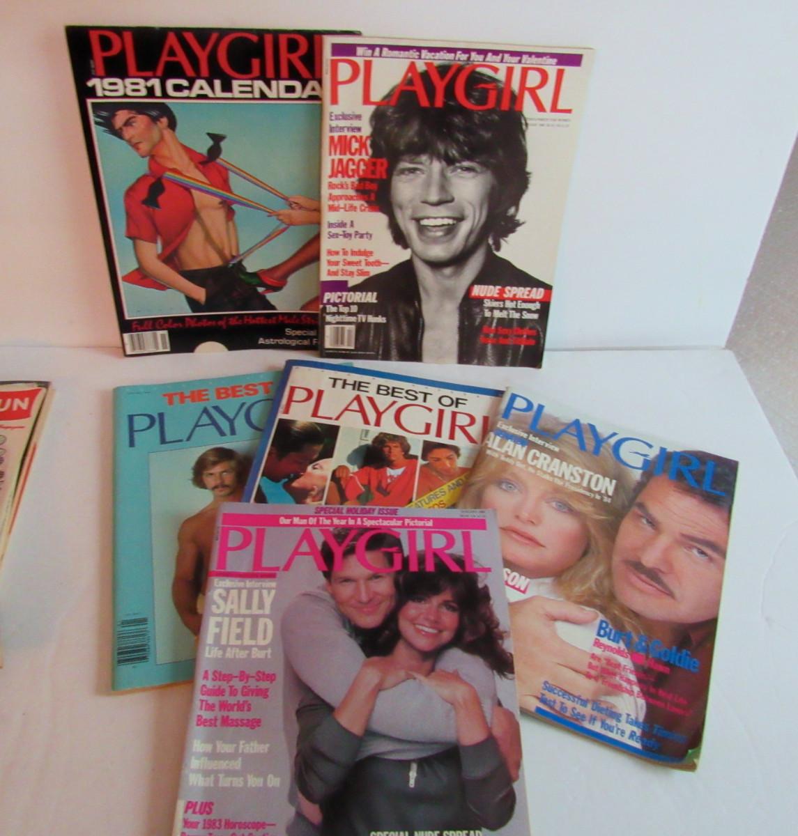 Lot of Old Playgirl Magazines | EstateSales.org