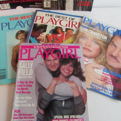 Lot of Old Playgirl Magazines
