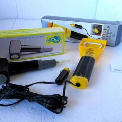 Never Used Electric Windshield Scraper and Tool Set