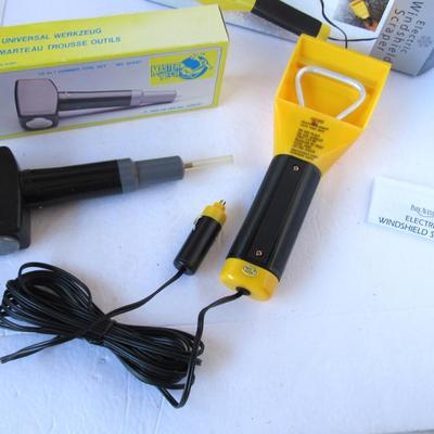 Never Used Electric Windshield Scraper and Tool Set
