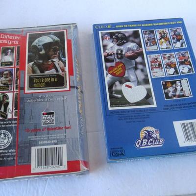 Lot of Vintage Used and Modern Star Wars, NFL Unused Valentines