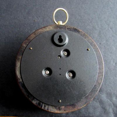 Vintage Rain Guage, Thermometer, Brass Apple, More