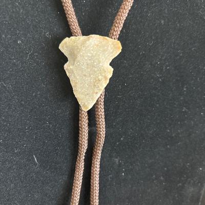 Vintage bolo tie with arrowhead