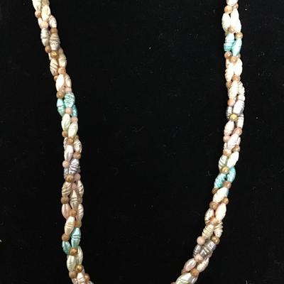 Vintage Pearl Color Necklace