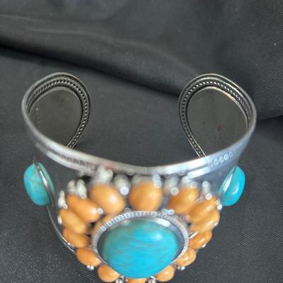 Southwestern style cuff bracelet