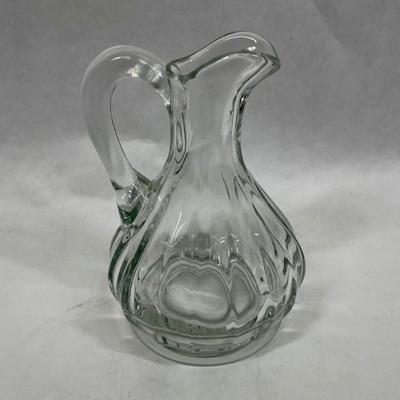 Small Pressed Glass Pitcher