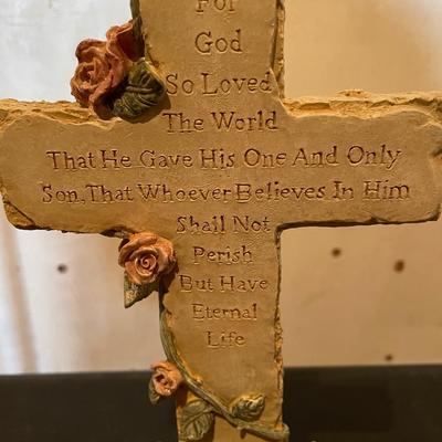 HOLY BIBLE, THE BIBLE STORY, FREESTANDING CROSS AND MORE
