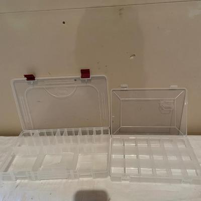 TACKLE BOX WITH LURES AND PLANO ORGANIZERS