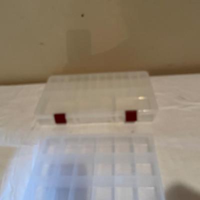 TACKLE BOX WITH LURES AND PLANO ORGANIZERS