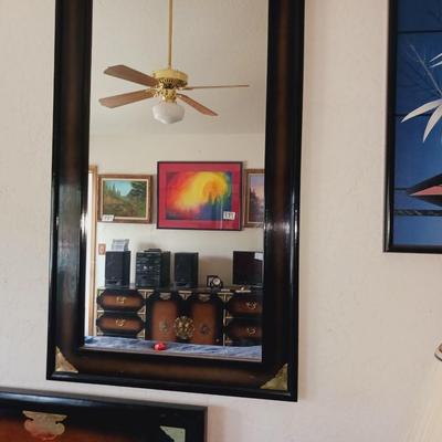 2 ASIAN STYLE WALL MIRRORS