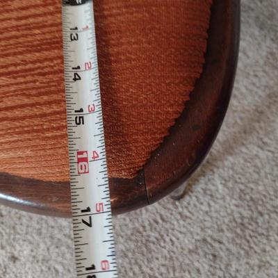 Wood Framed Chair with Upholstered Seat