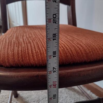 Wood Framed Chair with Upholstered Seat