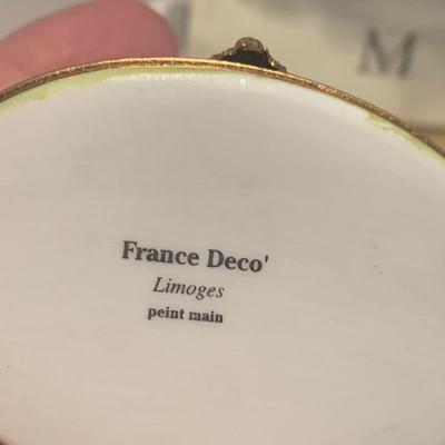 Limoges Trinket Box Swarovski Crystal Egg 2 NY Metropolitan Museum Shoe Ornaments