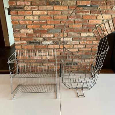 Metal Shopping Cart and Shelf/Rack