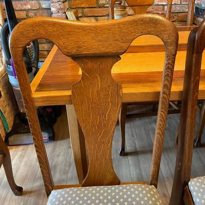 Vintage Dining Table and Chairs