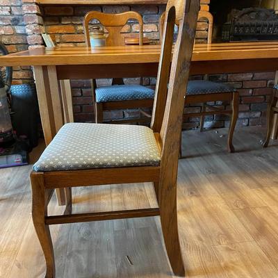 Vintage Dining Table and Chairs