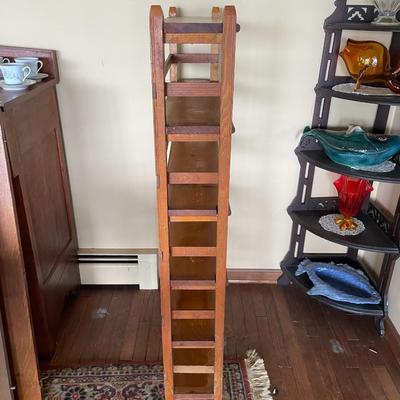 Vintage Wooden 6 Tier Bookshelf