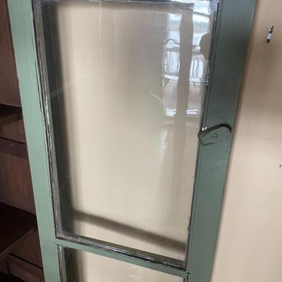 Antique Painted Display Cabinet
