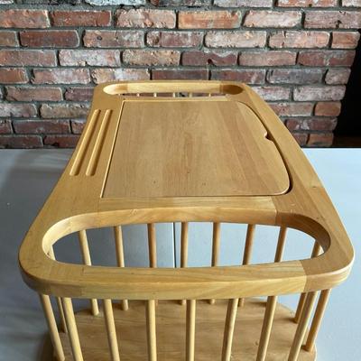 Vintage Wood Breakafast Bed Tray / Laptop Table