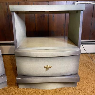 Mid-Century Modern Set of Nightstands