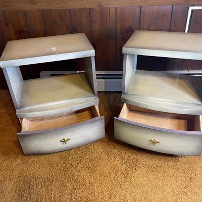 Mid-Century Modern Set of Nightstands