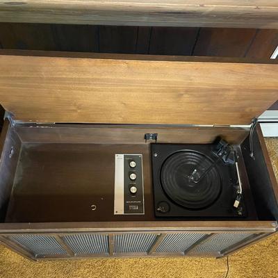 Silvertone Radio Cabinet and Record Player