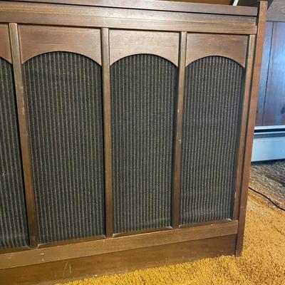 Silvertone Radio Cabinet and Record Player