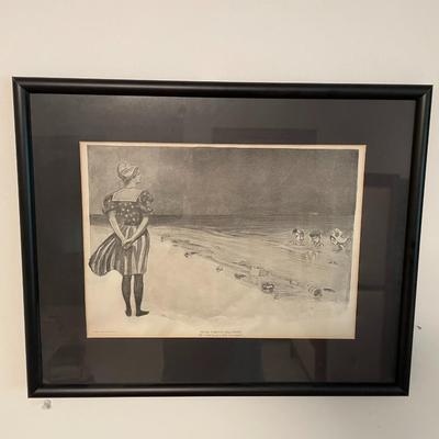 Framed Pencil Painting