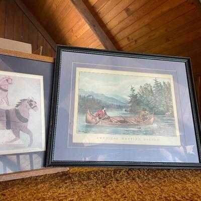 Lot of 3 Framed Art