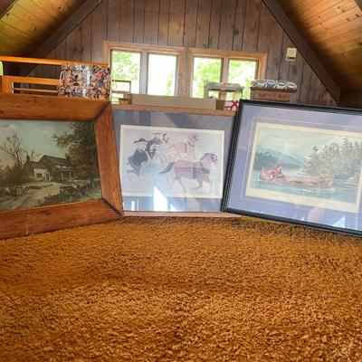 Lot of 3 Framed Art