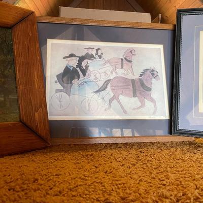 Lot of 3 Framed Art