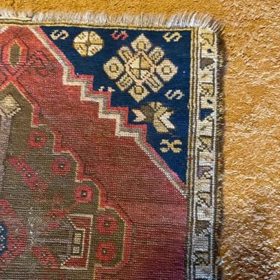 Antique Mini Turkish Rug