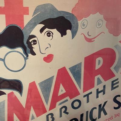 Vintage Movie Poster "The Four Marx Brothers Duck Soup"