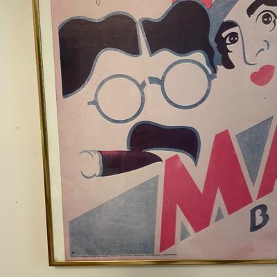 Vintage Movie Poster "The Four Marx Brothers Duck Soup"