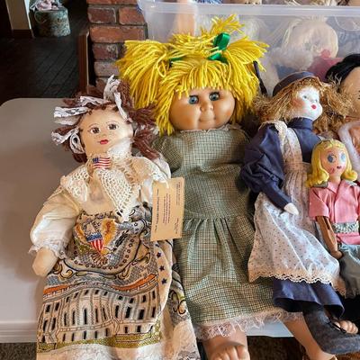 Lot of Vintage Doll Collection