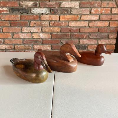 Lot of Decorative Duck Decoy Sculptures