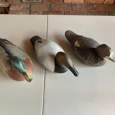 Lot of Duck Decoy Sculptures