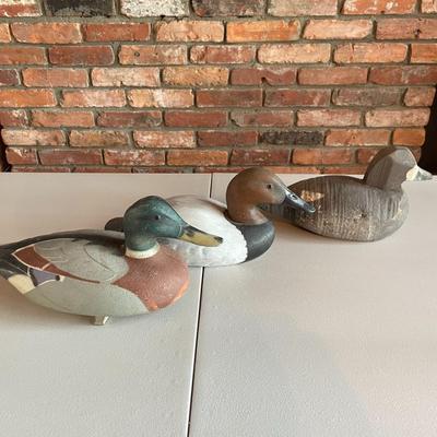 Lot of Duck Decoy Sculptures